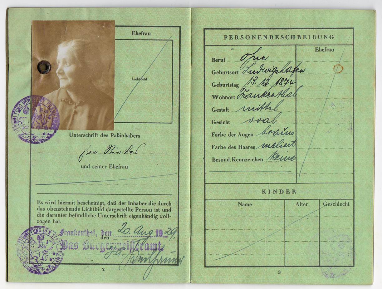 Паспорт гражданина рейха